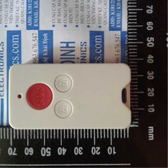 REMOTE 433mhz, trắng, 3 phím kde0130