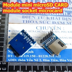 Module mini microSD CARD, module socket microcard kde0028