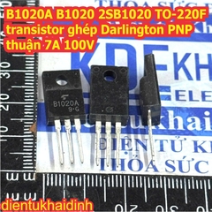 B1020A B1020 2SB1020 TO-220F transistor ghép Darlington PNP thuận 7A 100V kde0572