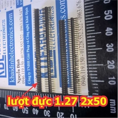 lượt 1.27mm JUMP RÀO ĐỰC, thẳng, đôi 2x50p kde0468
