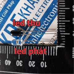 Led hồng ngoại F5 5mm 5ly thu / phát  màu đen / trong PT333-3C kde0073