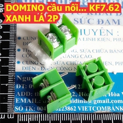 DOMINO cầu đấu đầu vặn nối dây KF7.62 7.62mm 2P 3P 4P kde0015