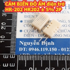CẢM BIẾN ĐỘ ẨM điện trở HR-202 HR202 ,± 5%, 2P kde0141