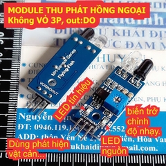 MODULE THU PHÁT HỒNG NGOẠI Không VỎ 3P out:DO áp: 3-5V phát hiện vật cản kde0019