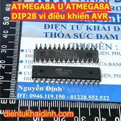 ATMEGA8A-PU ATMEGA8A U ATMEGA8A DIP28 vi điều khiển AVRkde0118