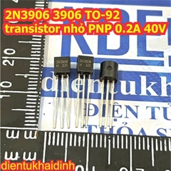 2N3906 3906 2N3904 3904 TO-92 transistor nhỏ PNP, NPN 0.2A 40V kde0185