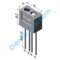 Cụm 2 LED thu phát hồng ngoại 4P ST188 kde0208