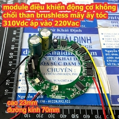 module điều khiển động cơ không chổi than brushless mấy ấy tóc 310Vdc áp vào 220Vac kde0256