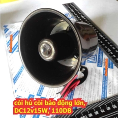 Còi hú còi báo động lớn DC12v 15W ES-626 110DB kde0270