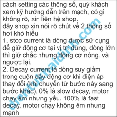Module Điều Khiển Động cơ bước TB6560 3.5A, áp vào 10-35v kde0300