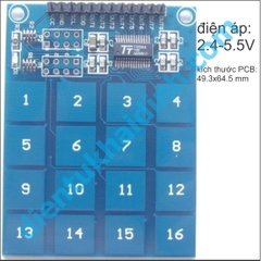 Module Bàn Phím Cảm Ứng Chạm TTP229, 16 key kde0312