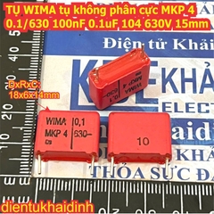 TỤ WIMA tụ không phân cực MKP 10 4 0.1/400 100nF 0.1uF 104 400V D= 10mm 15mm kde8432