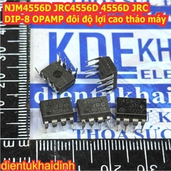 NJM4556 JRC4556 4556AD 4556D NJM2100 JRC2100 2100D 2073D JRC NJM2073 DIP-8 OPAMP đôi tháo máy kde7461