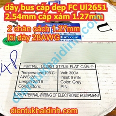 Dây bus cáp bẹ dữ liệu FC IDE 1.27mm bấm đầu cái 10P 14P 16P 20P 26P 34P 40P kde0495