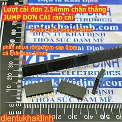 10 cái lượt cái đơn 2.54MM 1 hàng chân Thẳng jump đơn cái các loại 2 ~ 40P 1x2 ~ 1x40P kde0512