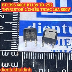 BT136S BT137S BT138S BT139S BT136 BT137 BT138 BT139 600E 800E TO-252 THYRISTOR 2 CHIỀU TRIAC 4A 8A 600V kde0872