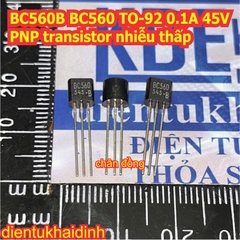 20 con BC560C BC560B BC560 560 TO-92 0.1A 45V PNP transistor low noise nhiễu thấp kde7383