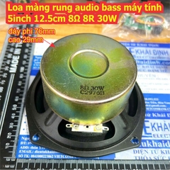 LOA MÀNG RUNG Loa toàn dải LOA siêu trầm 5 inch 5.25 inch 8Ω 8R 30W 119mm 132MM kde7681