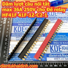 41F-1Z-C2-1 Đế cho relay mỏng HF41F led báo gắn thanh ray kde0905