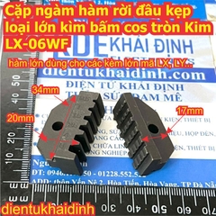 Cặp ngàm hàm rời đầu kẹp loại lớn kìm bấm cos tròn Kim LX-06WF kde1004