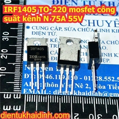 IRF1312 IRF1405 IRF1407 IRF2805 TO-220 mosfet công suất kênh N kde1100