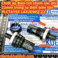 Chiết áp Biến trở chính xác trong tủ điện biến tần PLC TAYEE LA42DWQ-22 phi 22mm 1K 2K 5K 10K 20K 50K 100K kde1107