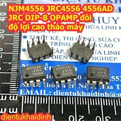 NJM4556 JRC4556 4556AD NJM2100 JRC2100 2100D 2073D JRC NJM2073 DIP-8 OPAMP đôi tháo máy kde7461