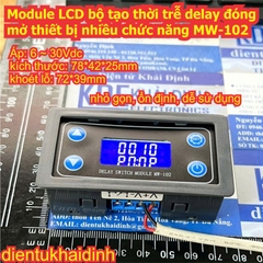 Module LCD bộ tạo thời trễ delay switch đóng mở thiết bị nhiều chức năng XY-WJ01 MW-102 kde1175