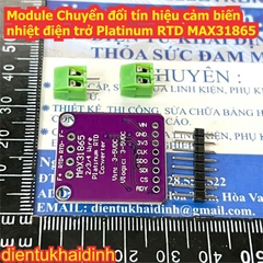 Module Chuyển đổi tín hiệu cảm biến nhiệt điện trở Platinum RTD MAX31865 M31865 kde1176