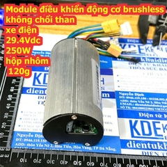 Module điều khiển động cơ brushless không chổi than xe điện 29.4Vdc 250W hộp nhôm, 120g kde1190