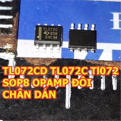 TL072CD TL072C TL072 072 JRC NJM072 JRC072 SOP-8 OPAMP ĐÔI CHÂN DÁN kde1204
