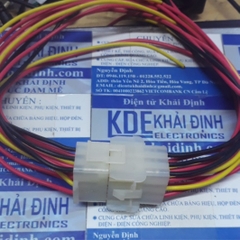 Bộ RỜI ĐẦU NHỰA ĐỰC CÁI LÕI SẮT ĐỰC CÁI HEADER jack 63080 6.3mm 300V 8A 2P ~ 15P kde1249