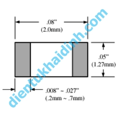 Tụ dán tụ smd 0805 104 0,1uf kde1302