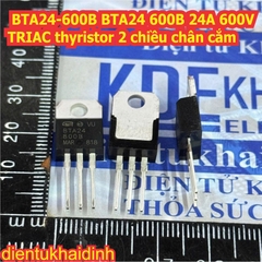 BTA24-600B BTA24-800B BTA24 800B 600B 24A 600V TRIAC thyristor 2 chiều chân cắm  kde1329