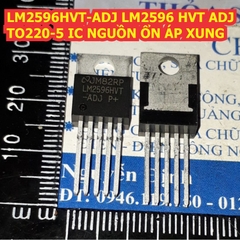IC LM2596HVT-ADJ LM2596 HVT ADJ TO220-5 IC NGUỒN ỔN ÁP XUNG KDE1336