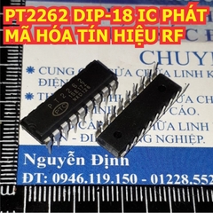 PT2262 2262 DIP-18 IC PHÁT MÃ HÓA TÍN HIỆU RF kde1399