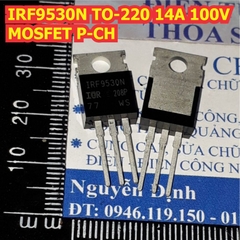 IRF9530N IRF9530 9530 TO-220 14A 100V MOSFET P-CH kênh P kde1412
