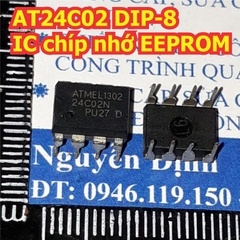 IC ATMEL1302 AT24C02 24C02N 24C02 DIP-8 IC chíp nhớ EEPROM kde1431