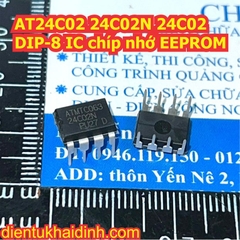 IC ATMEL1302 AT24C02 24C02N 24C02 DIP-8 IC chíp nhớ EEPROM kde1431