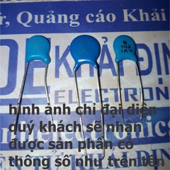 tụ cao áp, tụ xanh dương, tụ không phân cực 1kV 2kV kde1707