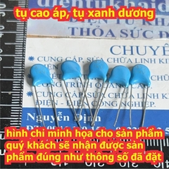 tụ cao áp, tụ xanh dương, tụ không phân cực 1kV 2kV kde1707
