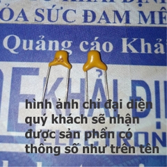 Tụ sứ vàng / xanh không phân cực 50v 220/102/222/223/103/104/101/105 KDE1724