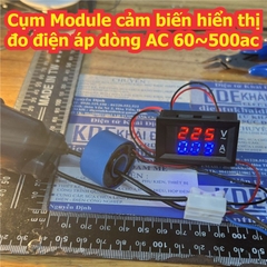 Cụm Module hiển thị cảm biến đo điện áp dòng AC 60~500ac loại 10A / 50A / 100A kde1770