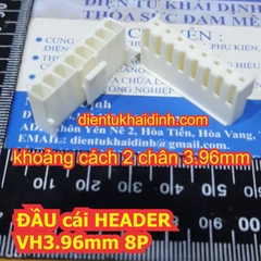 Đầu connector header đầu nối JACK cắm VH3.96 VH3.96mm 3.96mm đực cái 2P ~ 10P kde1872
