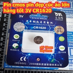 Viên Pin cmos pin dẹp cúc áo lớn hàng tốt 3V CR1616 CR1620 CR1632 1616 1620 1632 kde1939