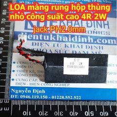 LOA màng rung speaker laptop hộp thùng nhỏ công suất cao 4R 2W  kde1944