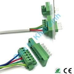 DOMINO TERMINAL ĐẦU NỐI 2EDGWB 2EDGKM 5.08 lỗ vít cố định 5.08MM ĐẦU ĐỰC + CÁI 2P 3P 4P 5P 6P kde2215