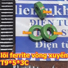 Lõi ferrite sắt từ vòng xuyến, lõi ferrite vòng tròn, lõi sắt từ kde2295