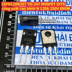 IXTK120N25 IXFH120N25T 120N25 TO-264 TO-247 MOSFET IXYS công suất cao kênh N 120A 250V 730W kde0053