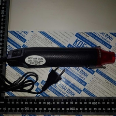 máy sấy, súng nóng, súng nhiệt, nhiệt độ cao 200 độ, 220Vac 300W, vỏ nhựa chắc chắn kde2469